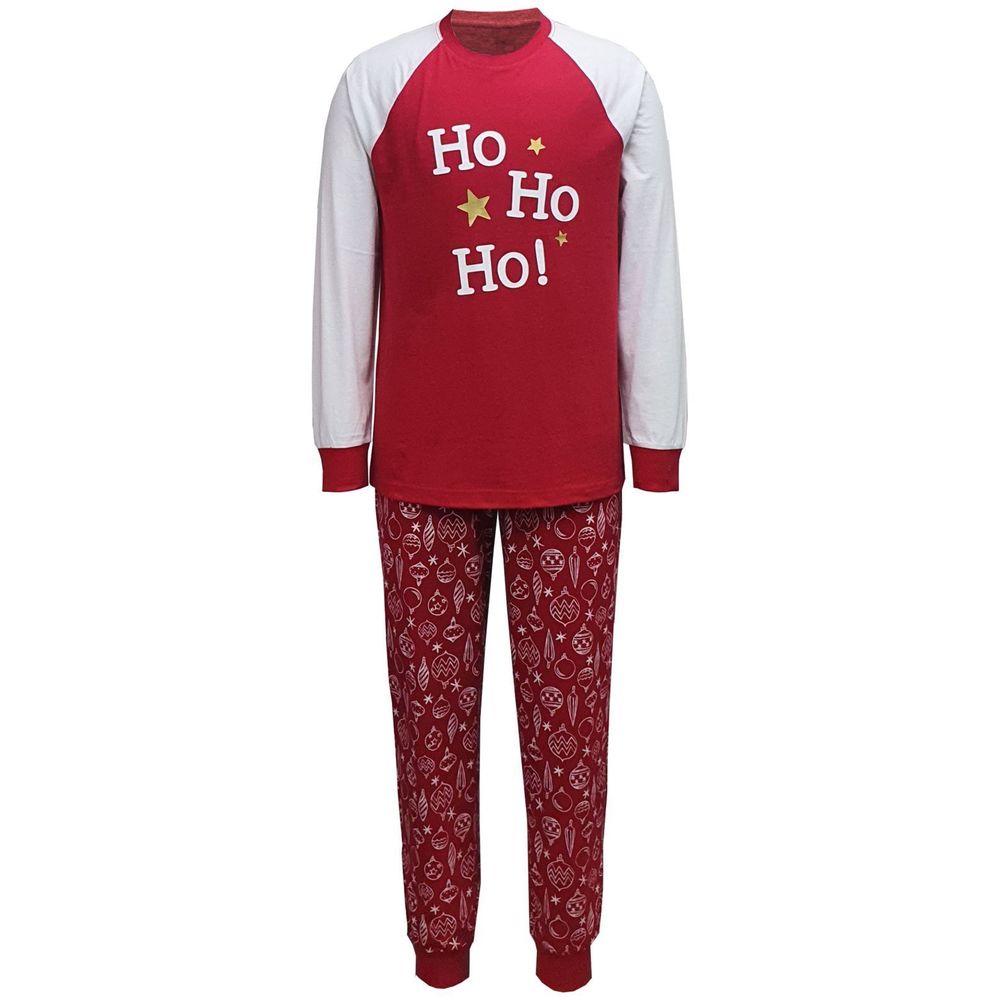Family Pajamas Mens Matching Ornament Print Pajama Pants,1-Piece,Large